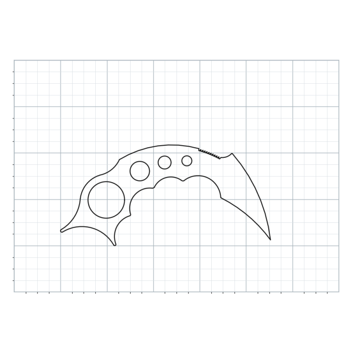 Knife Blank 166
